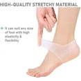 thumbnail image 5 of Gel Heel Protectors,Heel Pain and Cracked Heels Relief for Men and Women (2 Pairs) WHITE, 5 of 5