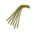 thumbnail image 3 of INSPIRE CHIC Unisex Round Rope Dual Colored Striped 1/5 Thick Boot Shoelace 3 Pairs 150cm / 59.05" Gold Yellow Coffee, 3 of 4