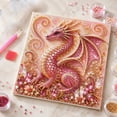 thumbnail image 5 of Diamond Painting Kits for Adults Dragon, 3D Special Shape Diamond Art Kits for Beginners, Crystal Rhinestones Diamond Painting for Home Wall Decoration Gift, Animal(Purple), 7.87in, 5 of 6