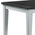 thumbnail image 6 of Acme Lanton Dining Table in Marble & Antique White Finish Indoor, 6 of 12