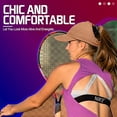 thumbnail image 6 of Ponycap Messy High Bun Ponytail Adjustable Cotton Baseball Cap Hat Half-Empty Top Sunshade Baseball Capbrown, 6 of 6
