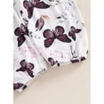 thumbnail image 7 of Nygoyerh Newborn Baby Girls Pants Set Long Sleeve Romper + Butterfly Print Pants + Headband 2PCS Set Fall Infant Clothing for 1M-18M, 7 of 7