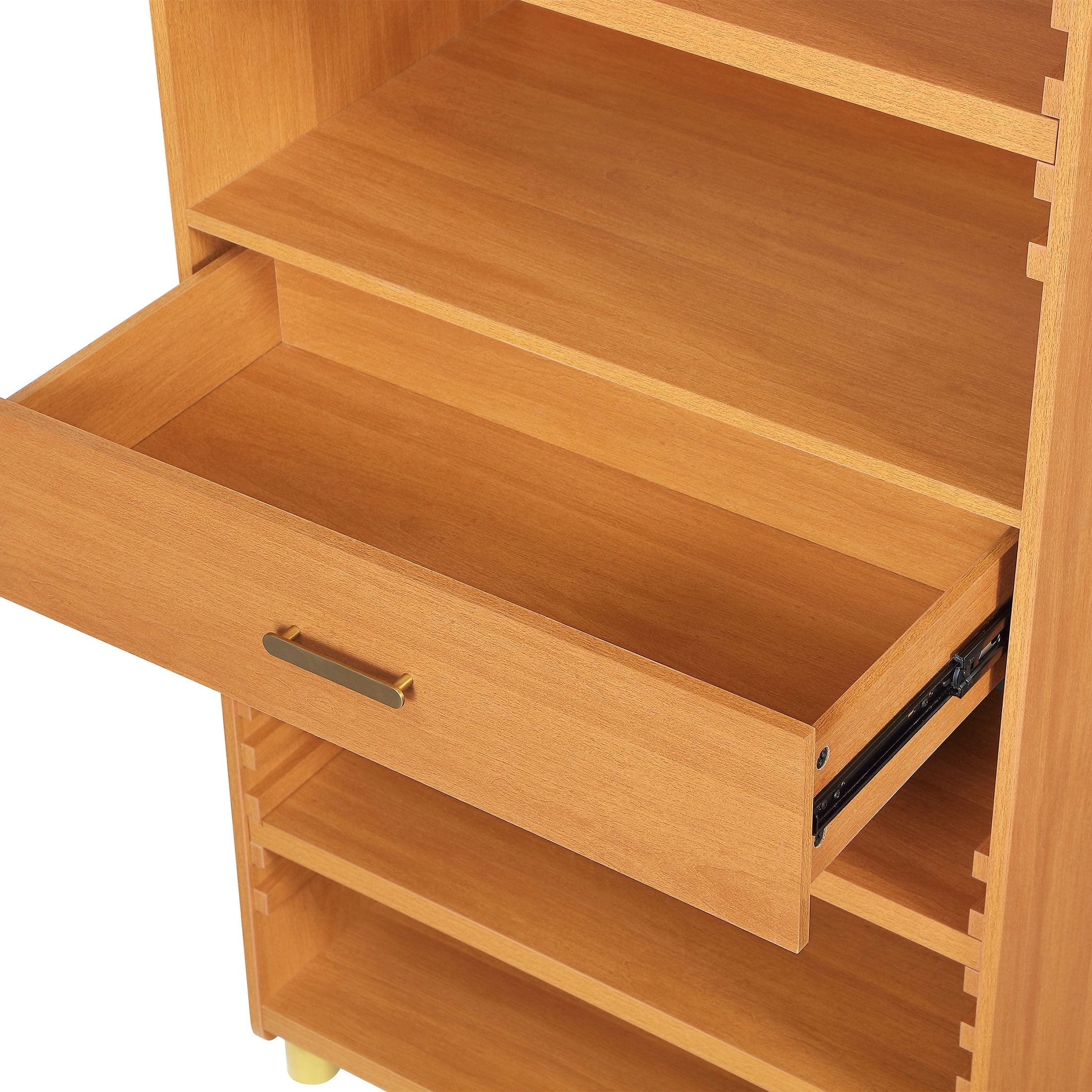 Beautiful Maurice Bookcase by Drew Barrymore, Cherry Finish