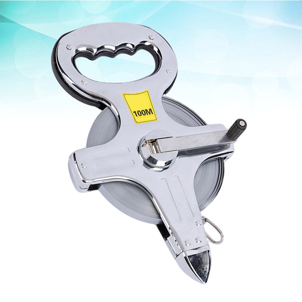 MLINS Multipurpose Measuring Tape with Wear-resistant Belt for Professional and Daily Use 100m Silver