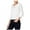 White - brightwht, variant on maison Jules Womens Contrast Back Cardigan Blouse, White, Large