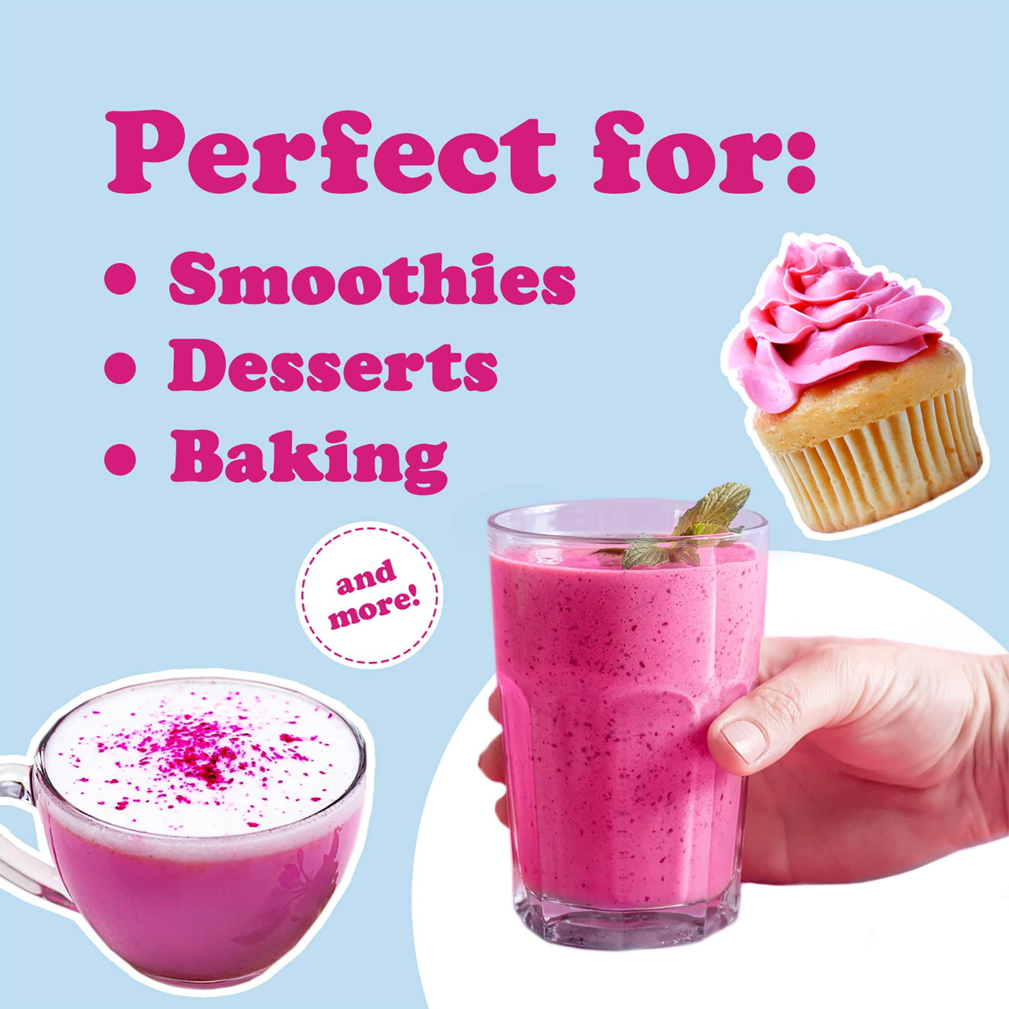 Freeze-Dried Dragon Fruit Powder, 1 Pound–Vegan,Kosher, Good for Smoothies and Baking-Food to Live