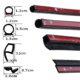 thumbnail image 1 of 2 Meters EPDM Rubber Seal Strip for Noise Insulation on Car Window Door Engine Trunk Edge, 1 of 5