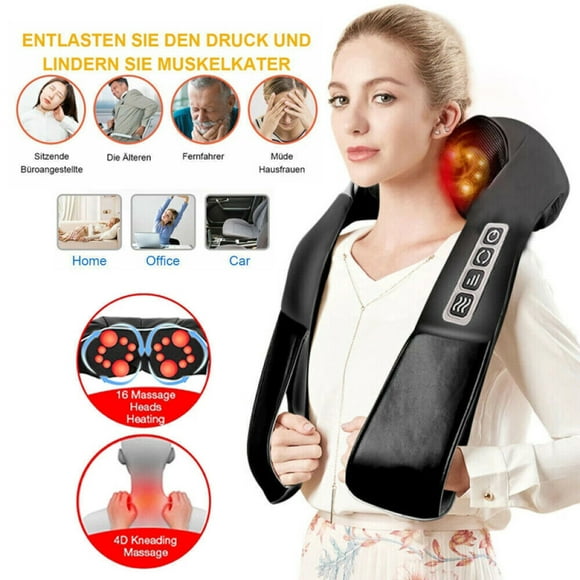 Massager Shiatsu massage neck massager shoulder massage heat function; neck massager Shiatsu massager with heat function neck shoulder massage
