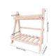 thumbnail image 3 of Florero de madera para balcón de salón | Soporte plegable para plantas suculentas | Estante de almacenamiento multiusos | Madera Natural | Organizador robusto que ahorra espacio | 13,78 x 13,78 x, 3 of 6