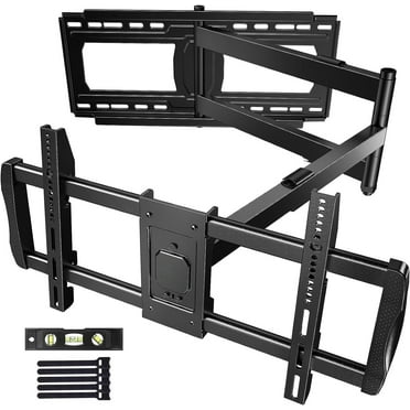 MountFTV Full Motion Long Arm TV Wall Mount for 42-90 inch TVs, Corner Articulating TV Mount Bracket with 42.72 inch Long Arm Extension, Swivel and Tilt, Max 800x400mm, Holds up to 150 lbs