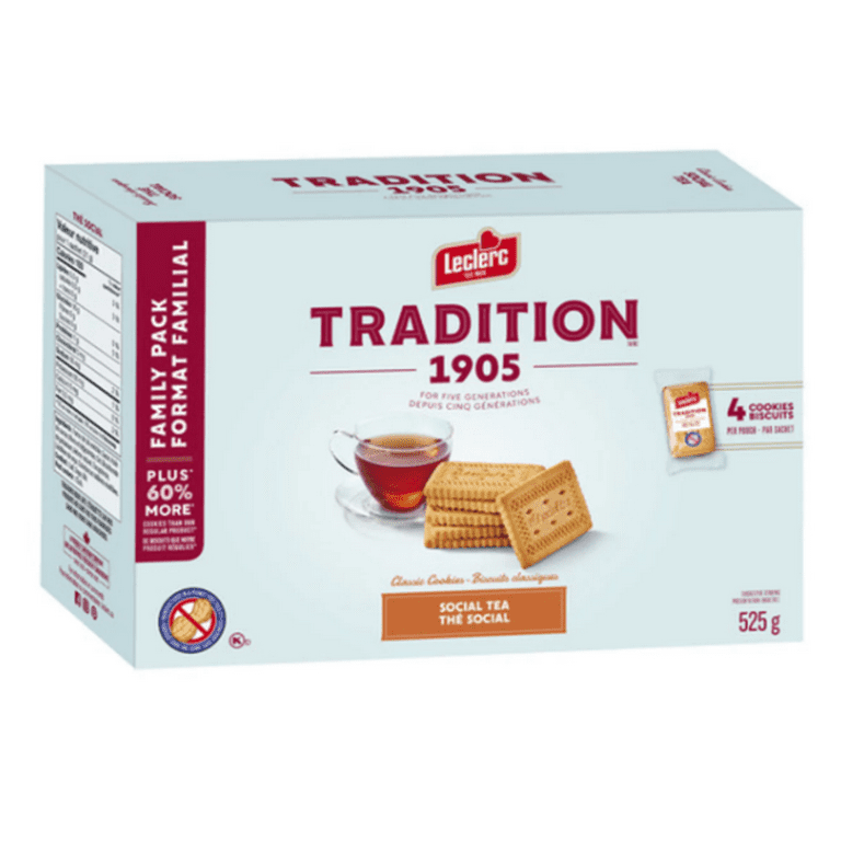Leclerc Social Tea Cookies 525g - Walmart.com