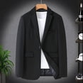 thumbnail image 1 of Traje de otoño para hombre, talla grande, traje de un botón, para hombre gordo, de negocios, informal, para soltero, estilo occidental, para hombre gordo, chaqueta extragrande de mediana, 1 of 6