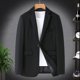 thumbnail image 1 of Traje de otoño para hombre, talla grande, traje de un botón, para hombre gordo, de negocios, informal, para soltero, estilo occidental, para hombre gordo, chaqueta extragrande de mediana edad, 1 of 6