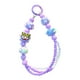 thumbnail image 1 of Llavero con cuentas, accesorios, pulsera, llavero con cuentas para mujer, bolso de regalo Púrpura, 1 of 8