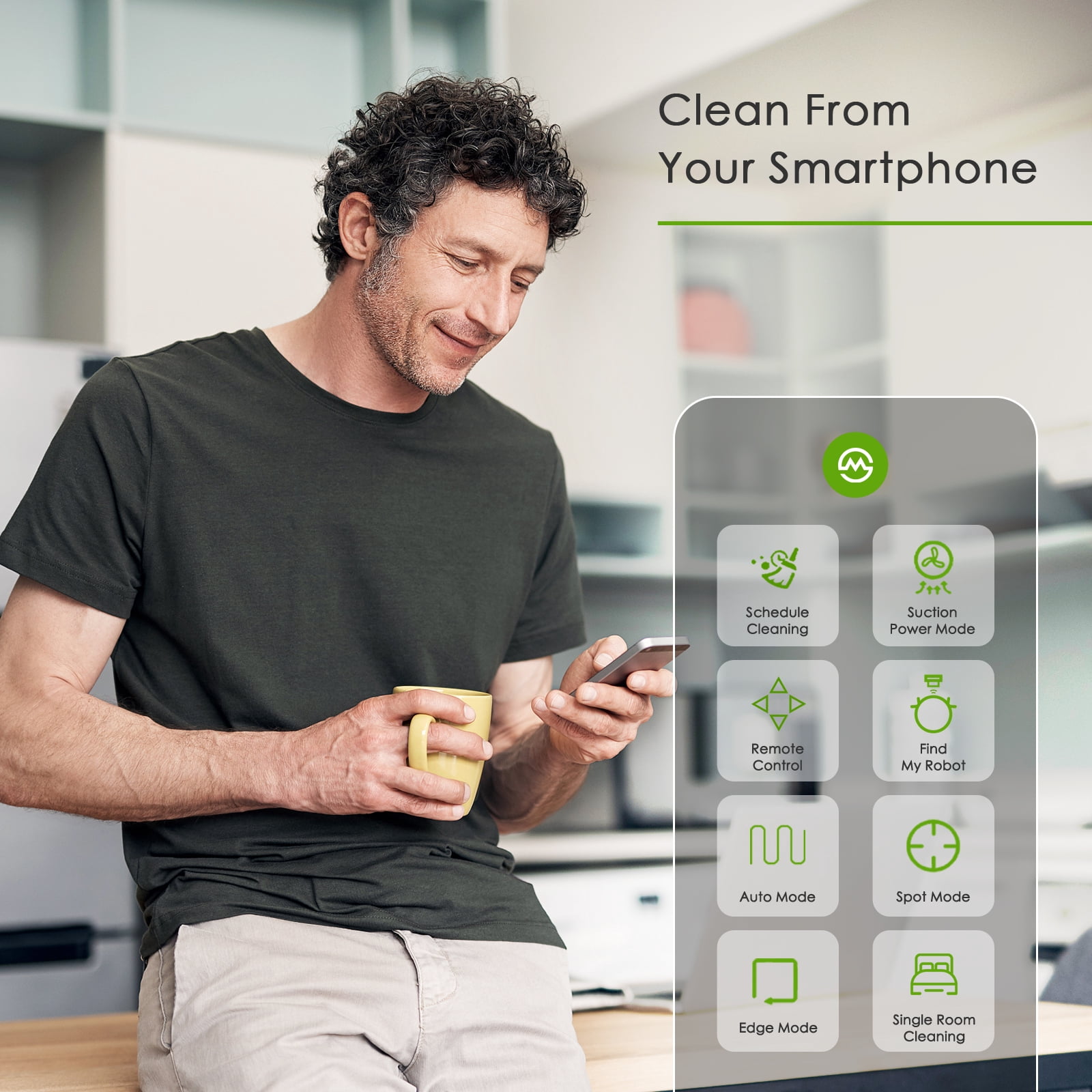 Buy Moosoo Robot Vacuum Cleaner, Smart 