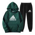 thumbnail image 3 of Sudadera con capucha y pantalones de chándal para hombre y mujer, ropa deportiva de marca de alta calidad, informal, con estampado relajado, para campamento y pesca, a la moda, novedad de otoño e invi, 3 of 5