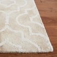 thumbnail image 3 of Safavieh Dip Dye Lairos Distressed Wool Area Rug, Beige/Ivory, 4' x 6', 3 of 11