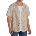 thumbnail image 4 of Xecao offers the Tortilla for Men's Casual Short-sleeved Shirt, a button-up collared shirt with a pocket, perfect for beach vacations and yacht travel in the XX-Large size., 4 of 7