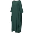 thumbnail image 5 of Sngxgn Women's V Neck Sleeveless Ruched Bodycon Party Dress(Green,XXXXXL), 5 of 5