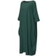 thumbnail image 5 of Vestido midi sin mangas con cuello redondo y estampado para mujer: vestido informal de fiesta para citas, poliéster, largo medio, lavable a máquina, 5 of 5