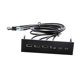 thumbnail image 3 of Concentrador de panel frontal USB de 5,25 pulgadas Concentradores USB Panel frontal de PC Multifunción Alta velocidad 4 puertos USB 2.0, 3 of 7