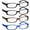 Blue, variant on Reading Glasses | Best 4 Pack of Readers Women and Men | Stylish Look and Crystal Clear Vision When You Need It! | Comfort Spring Arms & Dura-Tight Screws