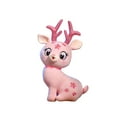 thumbnail image 2 of Cute Furry Reindeer Plush Toy for Kids – Soft Night Deer Pillow Doll in Brown or Pink, Christmas Holiday Gift for Girls, Bedtime Cuddle Toy, Room Decor Collectible, 2 of 6