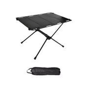 Folding Camping Table Camping Desk Camp Table Furniture Lightweight Outdoor Table Beach Table for Backpacking Garden Patio Hiking Picnic Black
