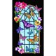 thumbnail image 2 of Cuadros Decorativos 5D bricolaje diamante pintura ventana flor mariposa taladro completo Rhinestone arte decoración Tmvgtek embutido en tela, 2 of 9