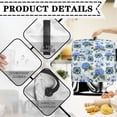 thumbnail image 4 of TSOVTHRID Hydrangea Butterfly Pattern Kitchen Mixer Cover Boho Mandala Print Cover for 4.5-5 Quart Stand Mixer Kitchen Appliance Dust Cover with Storage Pockets Kitchen Accessories Decoration,S, 4 of 7