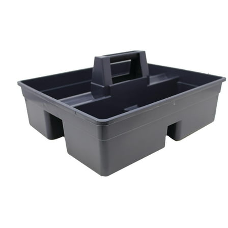 Tote Storage Caddy for Cleaning Supplies Toiletries Hobbies Tools Molded Handle