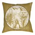 thumbnail image 4 of Artistic Weavers LGCB2013-2222 Artistic Weavers Lodge Cabin Bear Poly Filled Pillow - Teal & Beige - 22 x 22 ft., 4 of 9