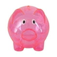 thumbnail image 6 of Taosunzt Piggy Bank Transparent Visible Cute Cartoon Pig Shape Money Saving Box for Daily Life Orange, 6 of 13