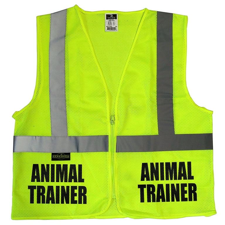 Animal Trainer safety vest, High Visibility vest