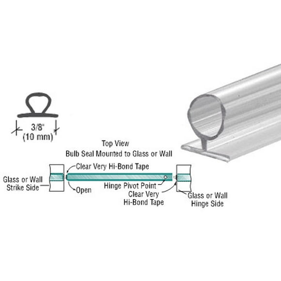 Shower Door Bulb Seal