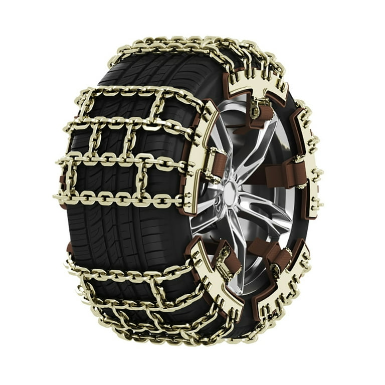 Snow Chains Car Anti Slip Tire Chains Adjustable Anti-Skid Chains Car Tire  Snow Chains Fits for Most Car/SUV/Truck-Set of 10 Width