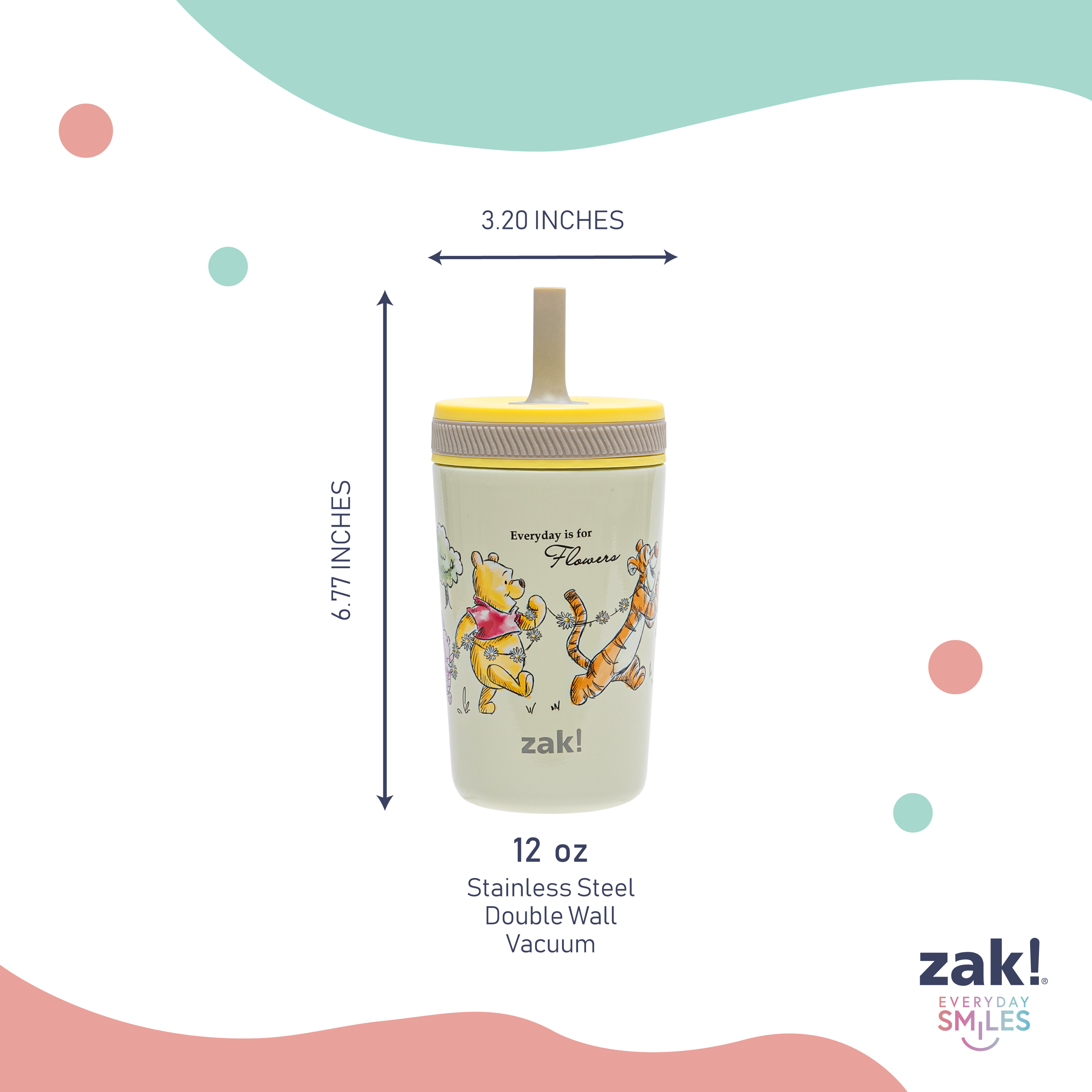 Zak Designs Kelso 12 oz Toddler Insulated Sippy Cup photo 4