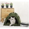 thumbnail image 2 of Cat Tent Outdoor and Dog House Outdoor, Cat and Dog Waterproof Tent House, Outdoor Dog Bed Washable, Indoor/Outdoor Cave Nest Bed Small Dog Tent for Cat, Bunny and Small Animal, 2 of 5