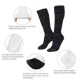 thumbnail image 3 of Xecao Mathematica Science Pattern Adult Stockings with Color-Block Design and 3D Print, Breathable Comfortable Hosiery for Daily Wear and Sports, 3 of 6