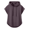 thumbnail image 5 of GrmtClth Mens Hoodies Muscle Sleeveless Tank Tops Classic Hooded Shirts Dressy Drawstring Outfit Light Purple XL, 5 of 8