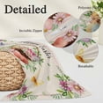 thumbnail image 2 of Easter Eggs Pillow Covers, Linen Long Throw Pillow Case, Watercolor Eggs Flowers Butterfly Spring Beige Holiday Pillow Protector Decorative Cushion Cover for Living Room/Bedroom 12" x 20", 2 of 8