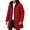 A1-Red, variant on Men's Winter Puffer Jacket Zippered Hooded Warm Thick Padded Parka Coat Outerwear with Pockets