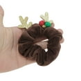 thumbnail image 2 of Unique Bargains 1 Pc Hair Elastics Fashion Christmas Antlers Bell Hair Ties Brown, 2 of 5