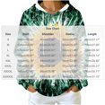 thumbnail image 3 of Tqcoqu Women's Tie Dye Waffle Knit Hoodie,Drawstring Hood Long Sleeve Casual Pullover Plus Size Sweatshirt with Kangaroo Pocket, 3 of 6