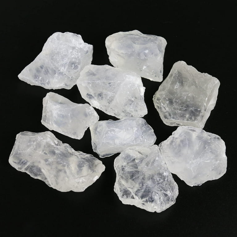 Nvzi Authentic Natural Clear Quartz Crystal Bulk, Genuine Raw