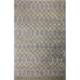 thumbnail image 1 of Bashian R129-GY-2.6X8-HG300 Bashian Greenwich Collection Geometric Contemporary Wool & Viscose Hand Tufted Area Rug, Grey - 2 ft. 6 in. x 8 ft., 1 of 1