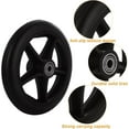thumbnail image 4 of EcoNesxp Déambulateur Rollator Pouce Solide Fauteuil Roulant Roue avant pour Fauteuil Roulant 4 Pcs de Pièces de Rechange pour Fauteuil Roulant, 4 of 4