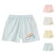 thumbnail image 4 of Odeerbi 0-3 Años Niños Niñas Algodón Bermudas Shorts Verano Color Sólido Shorts Respirables, 4 of 4