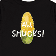 thumbnail image 4 of Inktastic Aw, Shucks Corn on the Cob Humor Boys or Girls Long Sleeve Toddler T-Shirt, 4 of 5