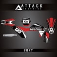 thumbnail image 3 of Attack Graphics Custom Fury Complete Bike Graphics Kit for GASGAS MC 450F Troy Lee Designs 2022, 3 of 3